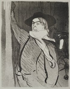 Porträt von Aristide Bruant (um 1895-1900) von Henri de Toulouse Lautrec